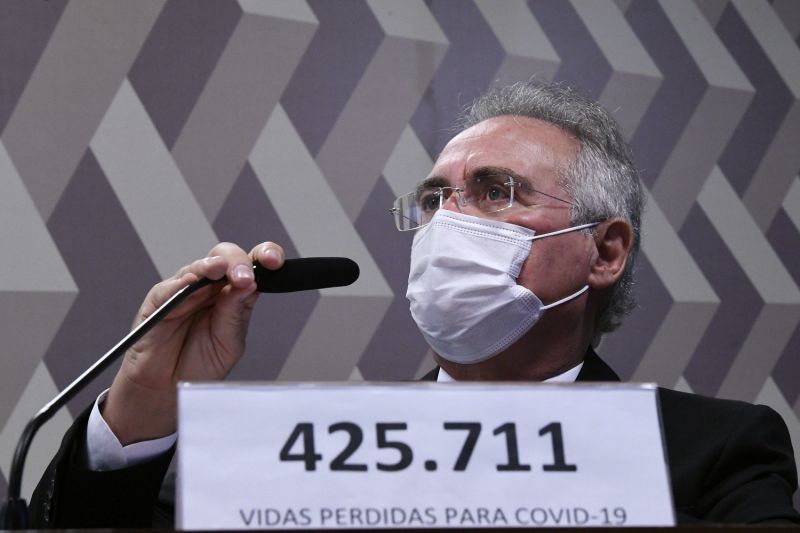Renan diz que resposta a ataque de Bolsonaro é o 'número de mortos'