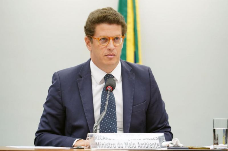 O ministro do Meio Ambiente, Ricardo Salles - (Foto: Pablo Valadares/Câmara dos Deputados - 03.05.2021)