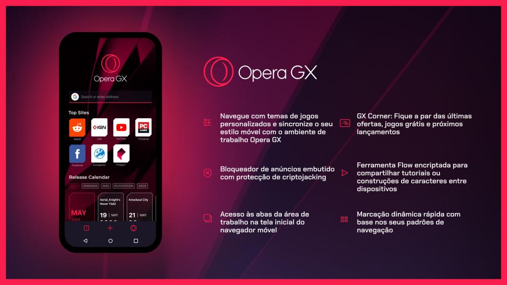 Usuários do Opera GX podem usar jogo como navegador do Windows