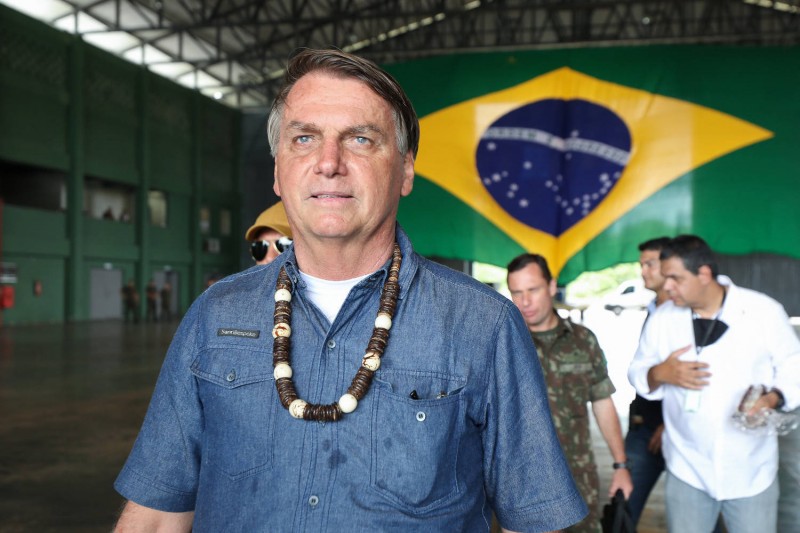 Bolsonaro durante sua visita ao Amazonas no fim de semana - (Foto: Marcos Corrêa/PR - 28.05.2021)