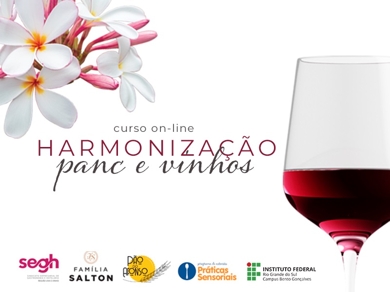 IFRS Bento promove minicurso de harmonização de plantas alimentícias não convencionais e vinhos