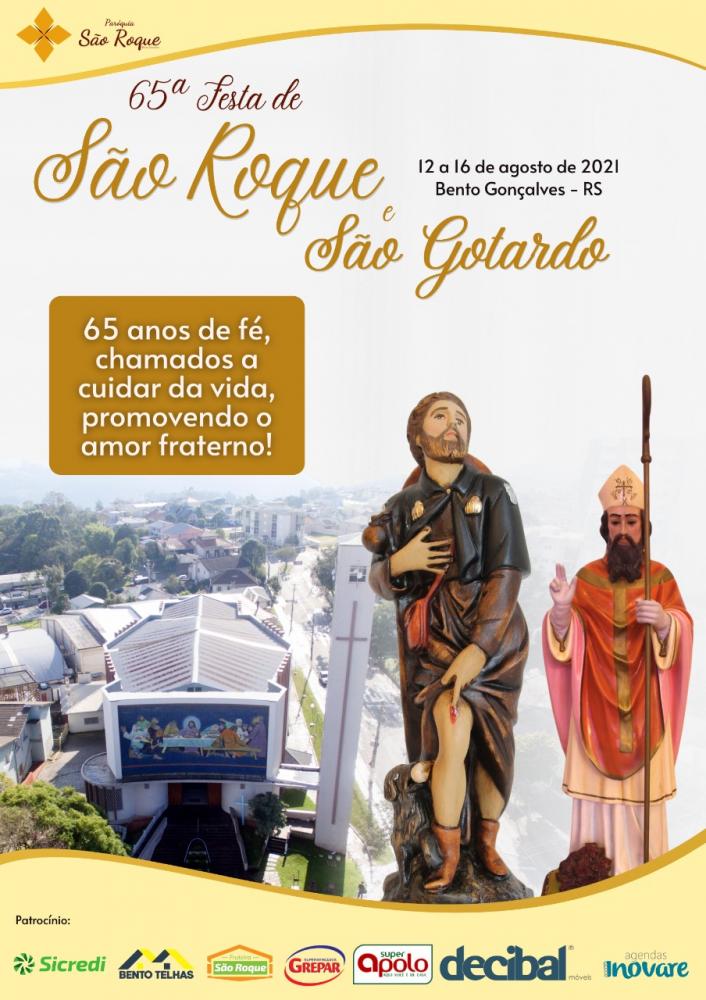 Tradicional feijoada da Festa de São Roque e São Gotardo será nesta sexta-feira, em Bento