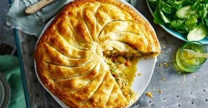 Torta de frango pronta em 15 minutos