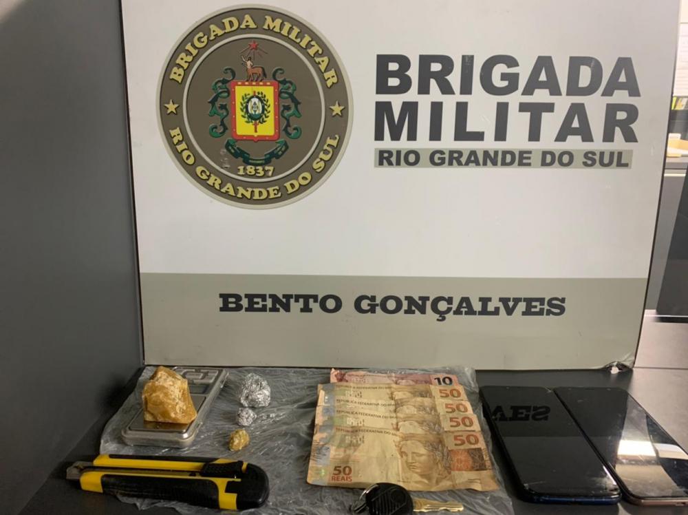 Homem é preso por tráfico na Eulália, em Bento Gonçalves