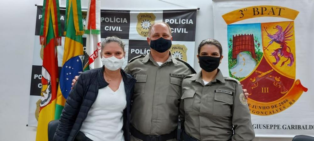Policiais da Brigada Militar prendem acusado de estupro em Bento Gonçalves
