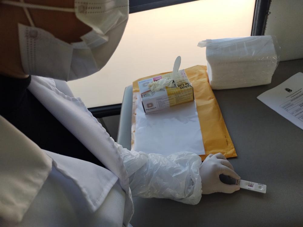 Unidade Móvel de Saúde faz testagem Covid em bairros de Bento Gonçalves