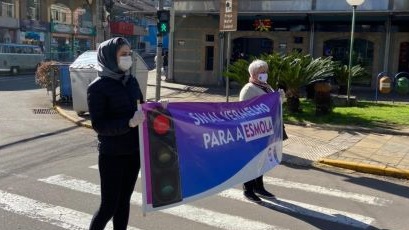 Prefeitura de Bento promove ação contra a distribuição de esmolas