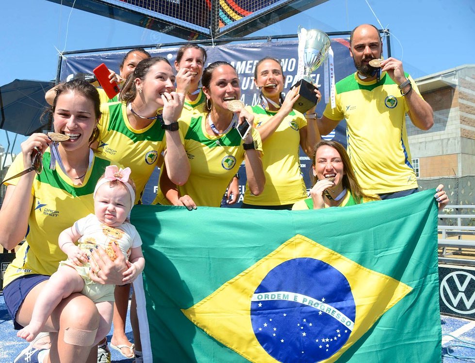 Bento-gonçalvense conquista o título do Panamericano Absoluto de Pádel pela Seleção Brasileira
