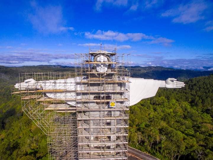 Cristo Protetor de Encantado terá mirante de 34 metros em formato de coração