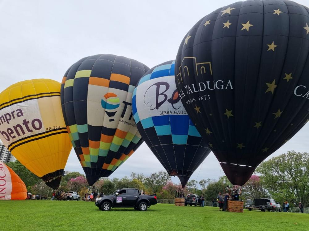 Último dia para aproveitar o Festival de Balonismo em Bento Gonçalves