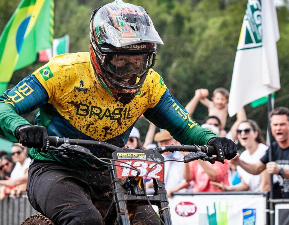 Leonardo Becher foi o atleta mais rápido de toda a competição / Foto: Rodrigo Kaspary