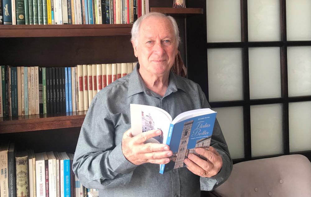Maestro Geraldo Farina lança livro de memórias sobre a Itália