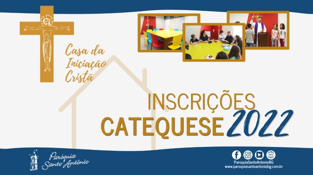 Paróquia Santo Antônio de Bento inicia inscrições para a Catequese 2022