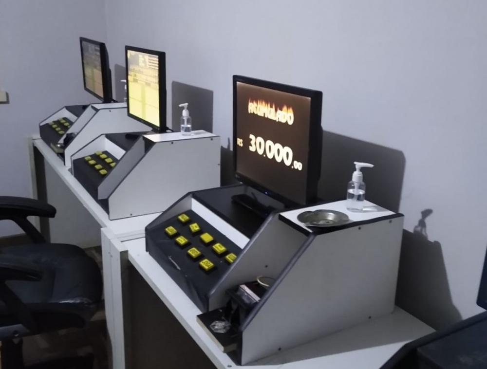 Casa de jogos é descoberta pela BM de Bento no bairro Humaitá