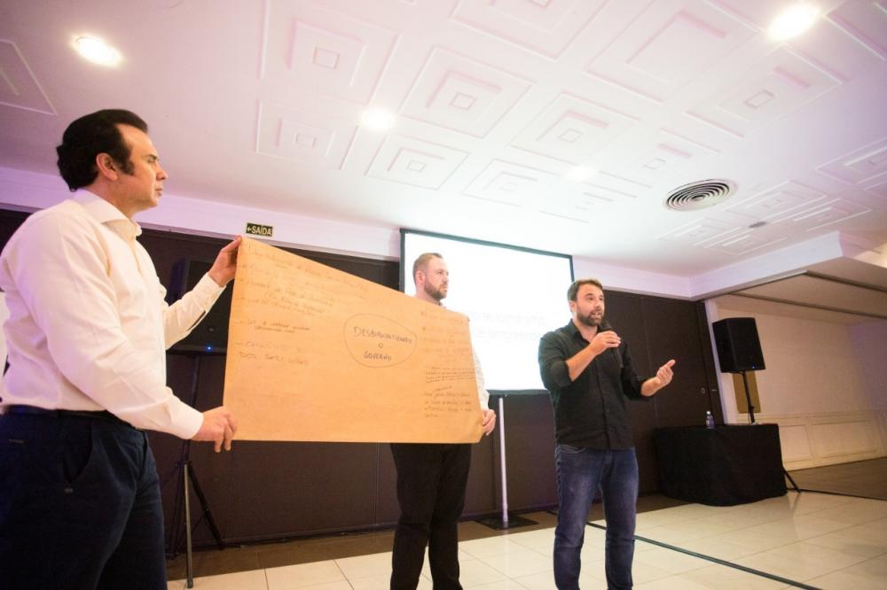 Prefeito e vice de Farroupilha participam do Programa Cidade Empreendedora do Sebrae