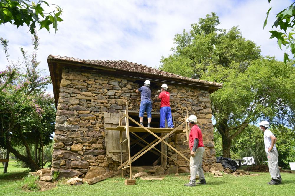 Avança a restauração de casa símbolo da imigração italiana em Garibaldi