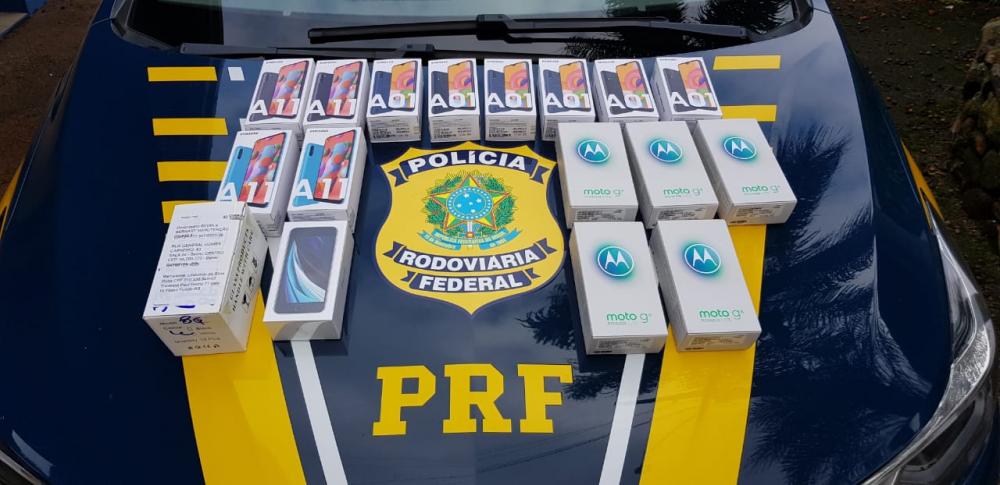 Homem é preso na BR 470 com mais de R$ 90 mil em mercadorias do Paraguai