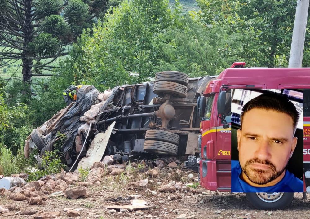 Dois dias antes do Natal, motorista morre em acidente na ERS 431 em Bento Gonçalves