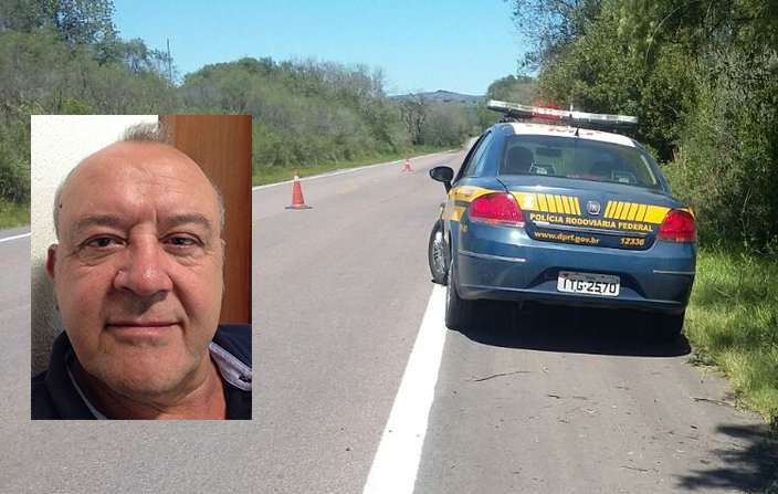 Morador de Bento Gonçalves morre em acidente na BR 153 em Caçapava do Sul