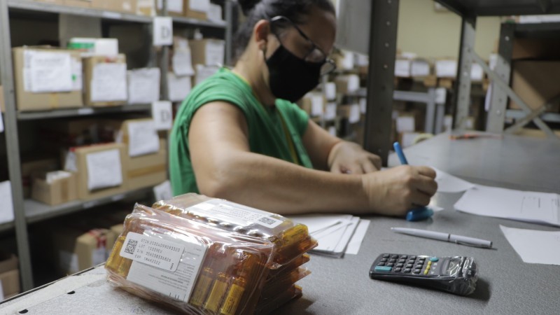 O Estado distribuirá 12.120 frascos de citrato de fentanila a 43 hospitais e pronto atendimentos que demonstraram interesse - Foto: Marília Bissigo/Ascom SES