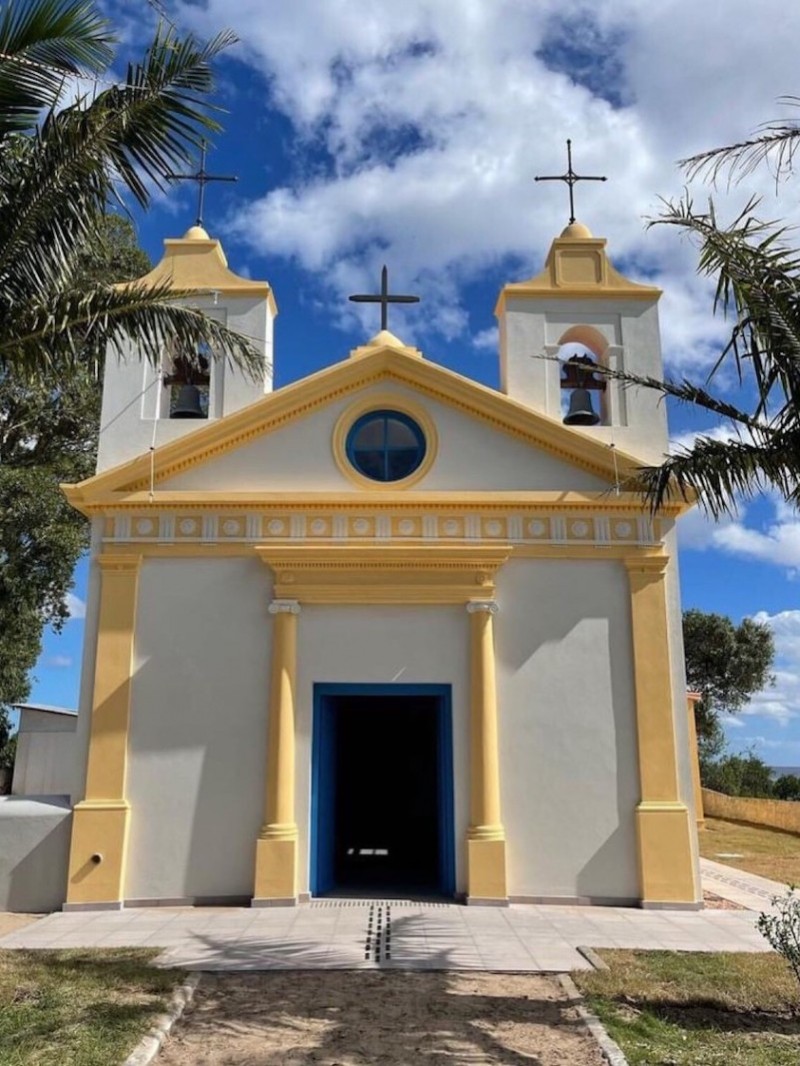 Bem tombado pelo município de Rio Grande, a Capela do Taim é o nome popular da Capela de Nossa Senhora da Conceição - Foto: Divulgação