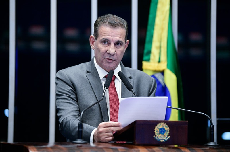 Vanderlan Cardoso foi o relator do (PDL) 827/2021, que aprova a emenda à Convenção sobre a Proteção Física do Material Nuclear - Pedro França/Agência Senado