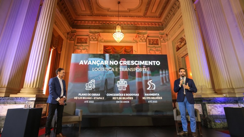 Os valores anunciados em duas etapas do programa somam R$ 1,6 bilhão de investimentos em logística e mobilidade - Foto: Gustavo Mansur/Palácio Piratini