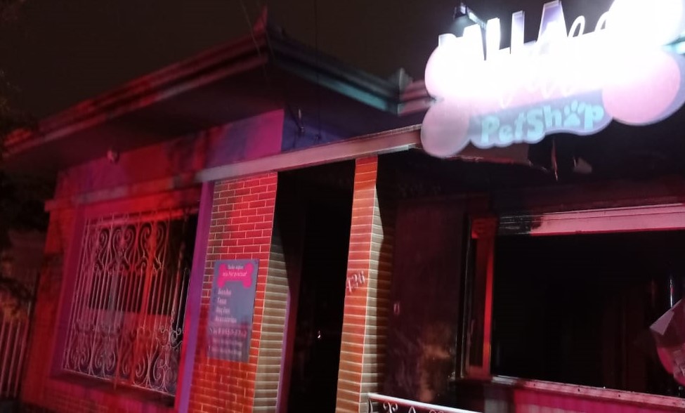 Incêndio criminoso destrói parte de Pet Shop em Bento Gonçalves