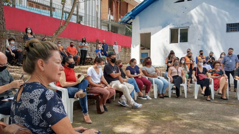 Secretária Regina Becker participou da solenidade, que teve a inauguração da Casa de Acolhimento Principia - Foto: Cristina Pozzobon / Ascom SICDHAS