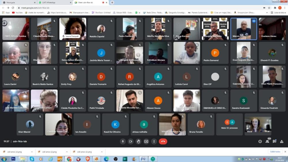 Registro de um dos debates realizados dentro do projeto 