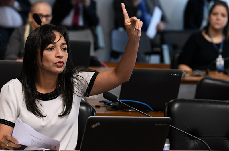 A senadora Eliziane Gama (Cidadania-MA) é a coordenadora da Frente Parlamentar Ambientalista - Edilson Rodrigues/Agência Senado