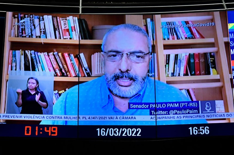O senador Paulo Paim (PT-RS) pediu que seja derrubado o veto (Nº 48) do Presidente da República - Waldemir Barreto/Agência Senado