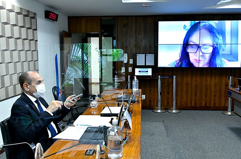 Marcelo Castro e Rose de Freitas, que leu relatório sobre homenagem a Maria Leopoldina - Geraldo Magela/Agência Senado