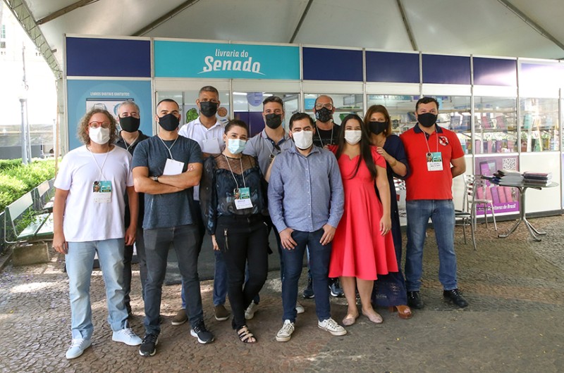 A experiência começou em novembro de 2021, durante a participação do Senado na 67ª Feira do Livro de Porto Alegre - Abelardo Mendes Jr/Livraria do Senado