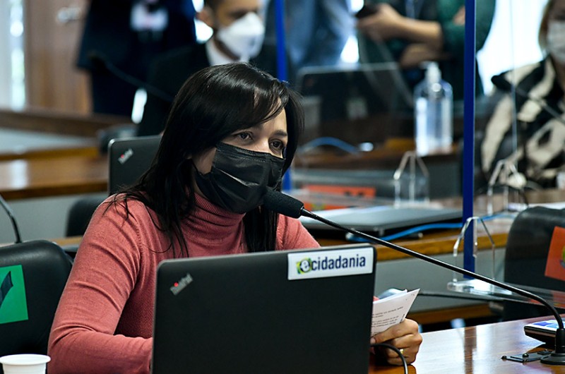 A senadora Eliziane Gama é a autora do projeto de resolução que deu origem a essa frente - Geraldo Magela/Agência Senado