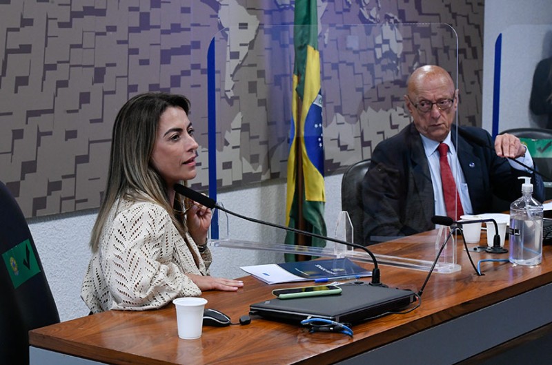 A relatora, senadora Soraya Thronicke, comemorou a aprovação do acordo que, segundo ela, irá beneficiar projetos de interesse dos dois países e intercambiar tecnologias, treinamento e educação - Edilson Rodrigues/Agência Senado