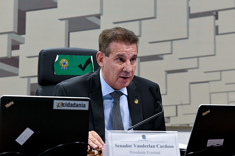 Vanderlan Cardoso presidiu a reunião da Comissão de Ciência e Teconologia - Roque de Sá/Agência Senado