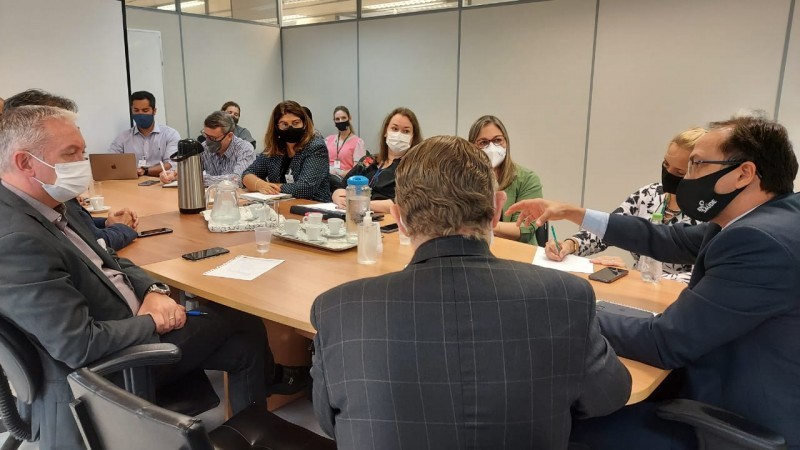 Agenda técnica foi realizada na manhã desta quinta-feira (24/3) - Foto: Raquel Schneider / Ascom IPE Saúde