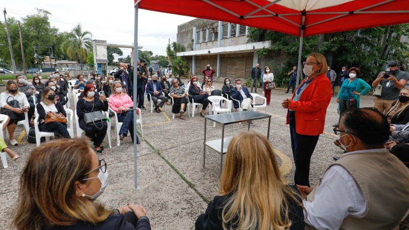 Secretária da Saúde, Arita Bergmann disse que equipamentos foram adquiridos por preço mais baixo do que oferecido inicialmente - Foto: Itamar Aguiar / Palácio Piratini