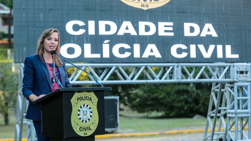 Conforme a chefe de Polícia, delegada Nadine Anflor, o novo espaço promove ainda mais a integração entre os órgãos operacionais - Foto: Gustavo Mansur / Palácio Piratini