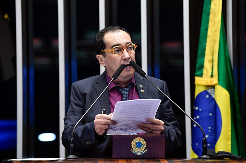 Para o senador Jorge Kajuru (Podemos-GO), o ministro foi exonerado apenas por interesses eleitorais do presidente Jair Bolsonaro e não para apurar denúncias de corrupção - Roque de Sá/Agência Senado