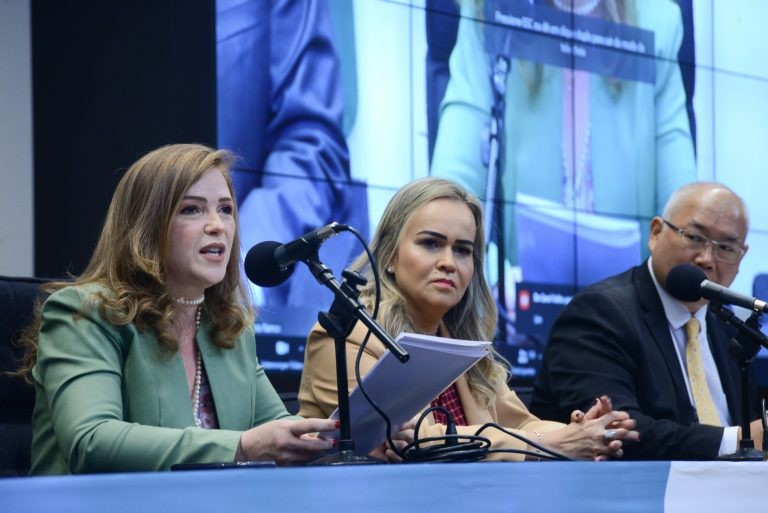 Deputada Leandre (E): escuta ativa está prevista no Marco Legal da Primeira Infância - (Foto: Billy Boss/Câmara dos Deputados)