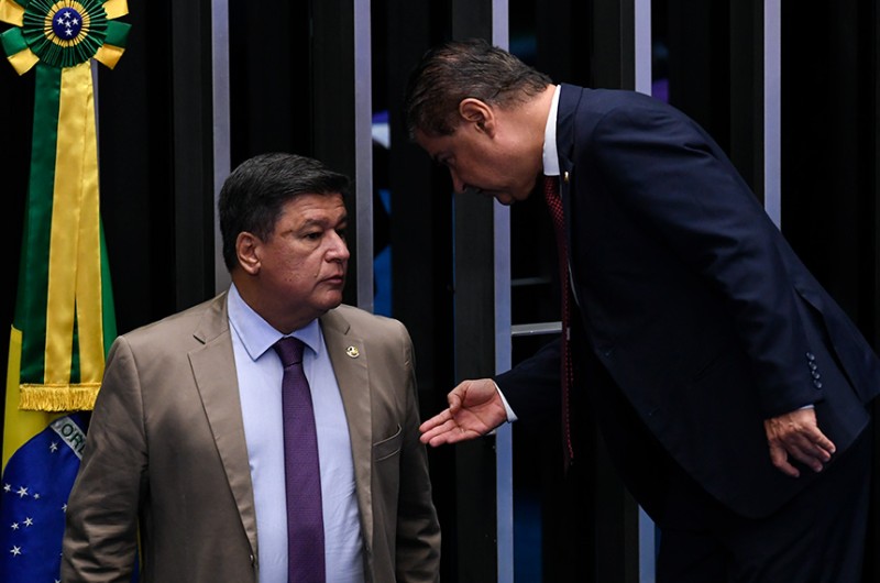 O líder do governo, senador Carlos Viana (MDB-MG), elogiou o acordo que possibilitou a aprovação da matéria, nos termos do relatório do senador Nelsinho Trad (PSD-MS) - Jefferson Rudy/Agência Senado