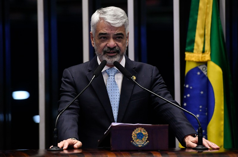 O senador Humberto Costa (PT-PE) parabenizou a ministra por negar o pedido da PGR para arquivar inquérito que investiga o presidente Bolsonaro - Jefferson Rudy/Agência Senado