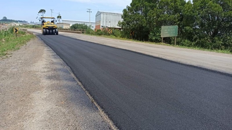 Obras na ERS-020 e na ERS-110 receberam investimento de R$ 16,7 milhões - Foto: Divulgação Daer