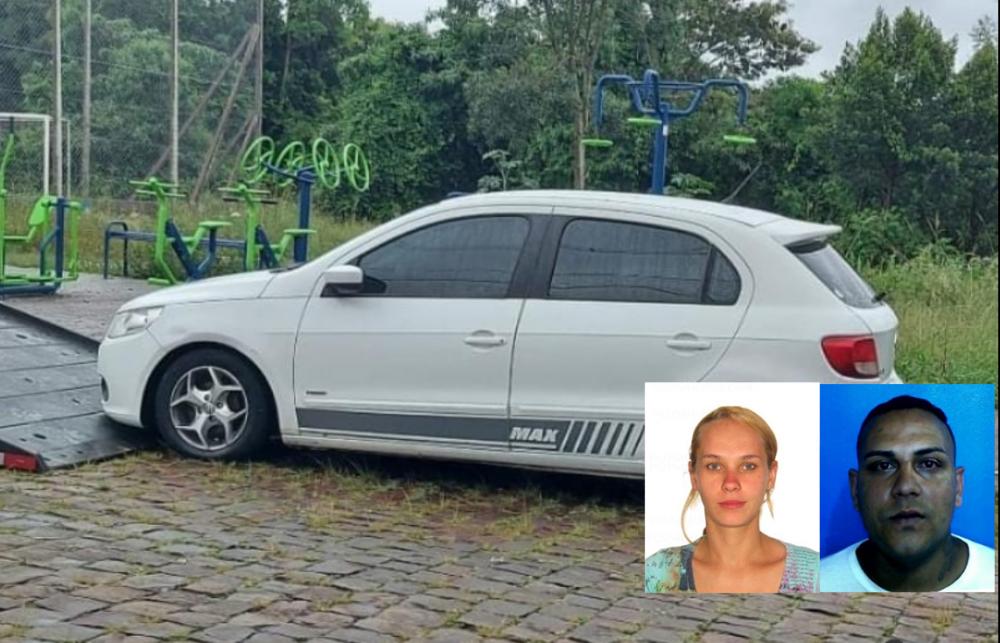 Sheila e Martielo são suspeitos de terem matado um homem em Bento e outro em Crissiumal