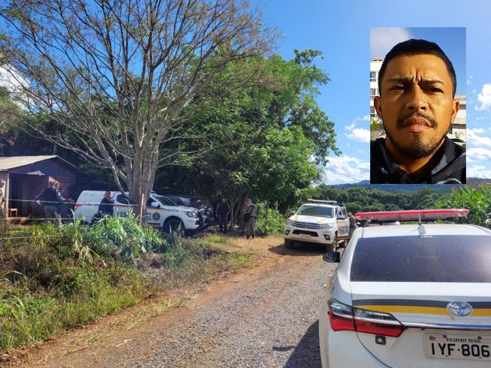 Luis Tiago Borges (foto menor) foi executado a tiros por criminosos vindos de Porto Alegre - Foto: Brigada Militar/Divulgação
