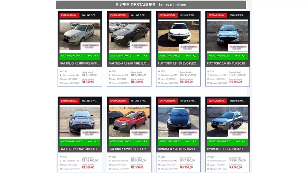 Muitas pessoas estão caindo no golpe do leilão virtual falso nos primeiros meses deste anos