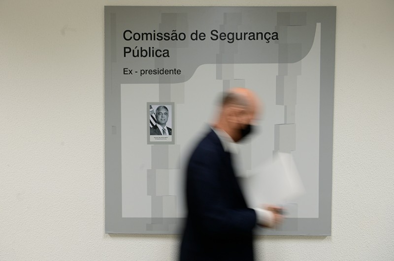 Foto do senador morto em 2021 figura na galeria de ex-presidentes da nova comissão do Senado - Pedro França/Agência Senado