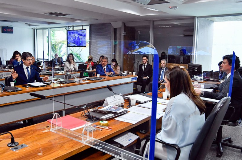 A CRE recebeu o encarregado de negócios da Embaixada da Ucrânia no Brasil, Anatoliy Tkach - Waldemir Barreto/Agência Senado